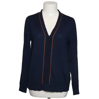 Pull-over (Bleu, Orange) de Yest Acrylique, Polyamide, Polyester, Laine