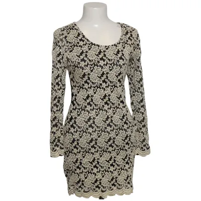 Robe (Noir, Beige) de Just Addict Coton, Polyester