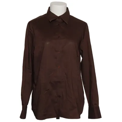 Chemise (Marron) de Eterna Coton, Élasthane