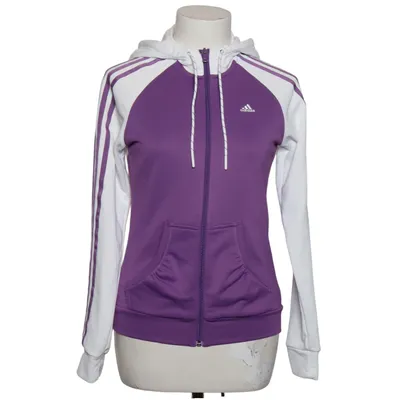 Hoodie (Purple, White) from Adidas Polyester