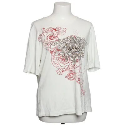 T-shirt (Vit, Röd, Grå) från Delmod Elastan, Viskos