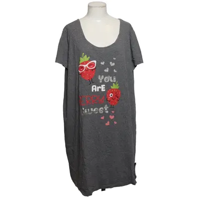 Nachtkleid (Grau, Mehrfarbig) von Bonprix Baumwolle, Viskose