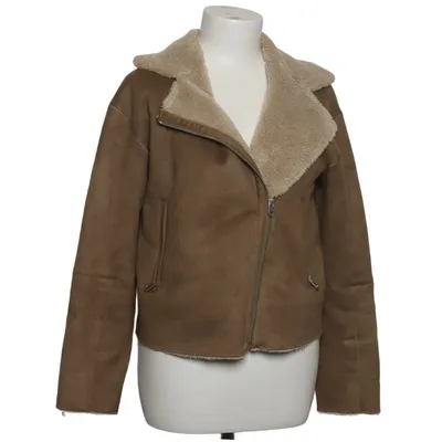 Shearling jacket (Beige) from Zara Basic Outerwear