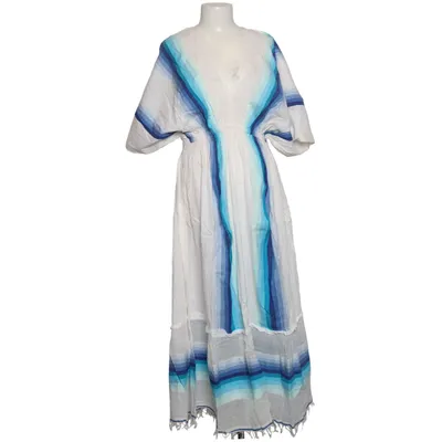Kaftan (Wit, Blauw, Meerkleurig) van LemLem Acryl, Katoen