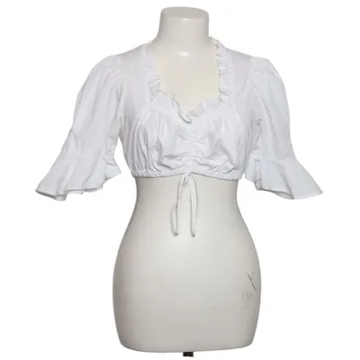 Dirndlblus (Vit) från Country Line Bomull, Polyester