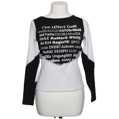Long sleeve T-shirt (Black, White) from Helline Cotton, Elastane