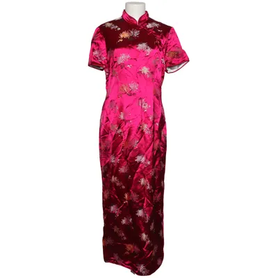 Cheongsam (Pink, Multicolored) from Monsoon Acetate, Viscose