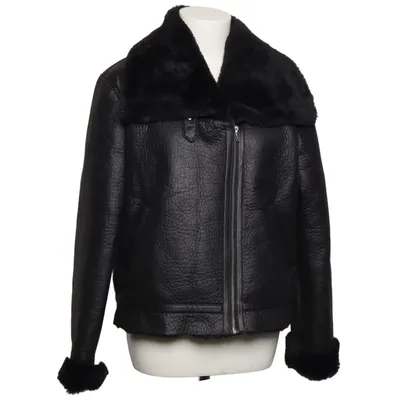 Shearlingjacka (Svart) från Page One Polyester