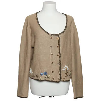 Cardigan (Beige, Flerfarvet) fra Country Line Akryl, Bomuld