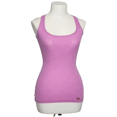 Tank Top (Purple) from Superdry Cotton, Elastane, Polyester