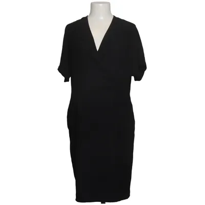 Wrap dress (Black) from Javier Simorra Elastane, Polyester