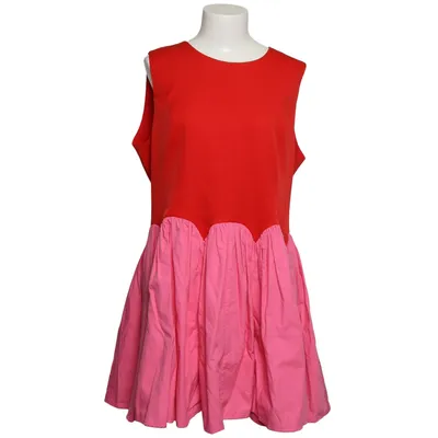 Kjole (Rød, Pink, Flerfarvet) fra Never Fully Dressed Bomuld, Elastan, Polyester