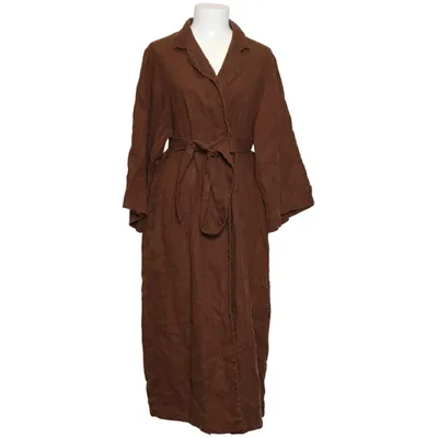 Dressing gown (Brown) Linen