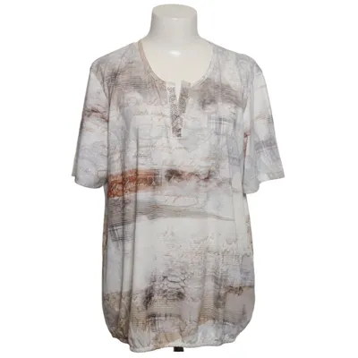 T-shirt (White, Gray, Brown) from Marinello Elastane, Polyester
