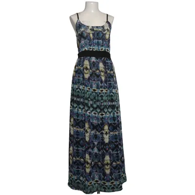 Maxi jurk (Blauw, Zwart, Meerkleurig) van Uttam Boutique Polyester