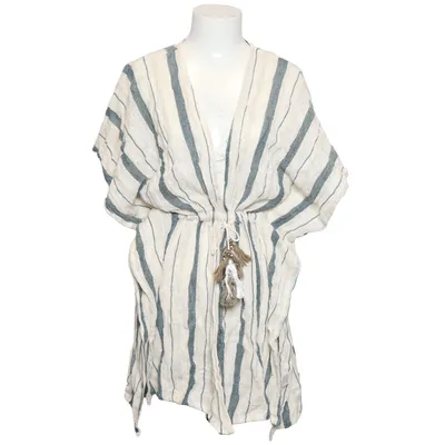 Kaftan (Blå, Vit) från Cotton Bomull