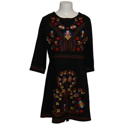 Robe (Noir, Multicolore) de Yuxiner Élasthane, Nylon, Viscose