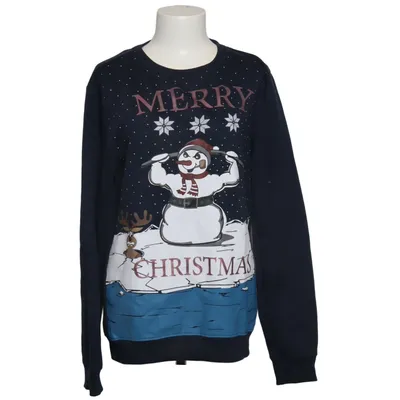 Christmas sweater (Blue, Multicolored) from Jean Pascale Cotton, Polyester