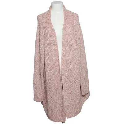 Cardigan (Pink, Hvid, Beige) fra Ulla Popken Bomuld, Polyester