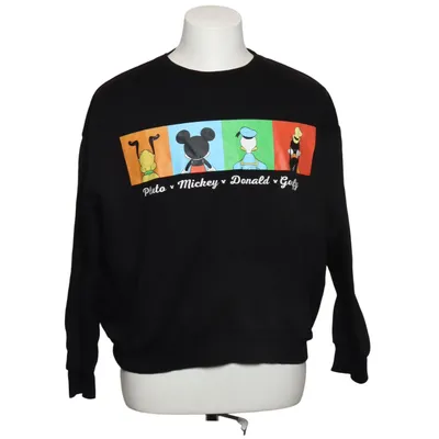 Sweatshirt (Black) from Disney Cotton, Polyester