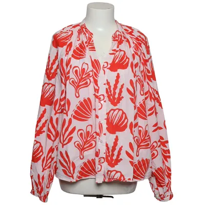 Blouse (Red, White) from Bodyflirt Cotton
