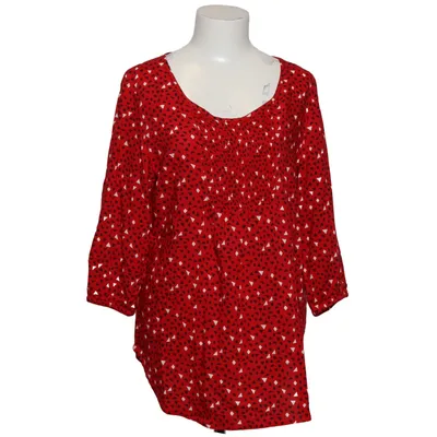 Blouse (Red, Multicolored) from Kasper Viscose