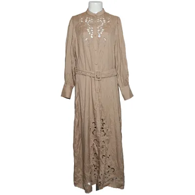 Shirt dress (Beige) from Mochy Cotton, Polyester