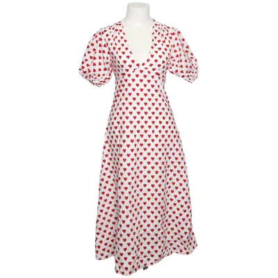 Klänning (Vit, Röd) från Urban Revivo Bomull, Polyester