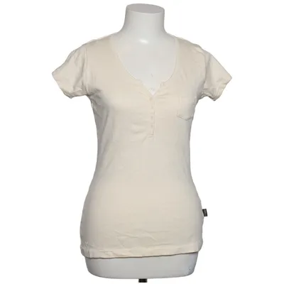 Henley T-shirt (Hvid) fra Madonna Bomuld, Elastan