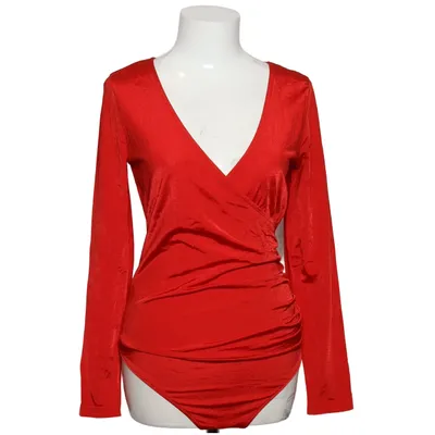 Body (Rouge) de Wolford Coton, Élasthane, Polyamide