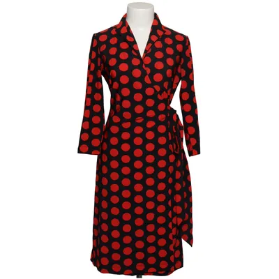 Wrap dress (Black, Red) from La Dress by Simone Elastane, Polyamide