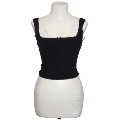 Topp (Svart) från Bershka Elastan, Polyamid, Viskos