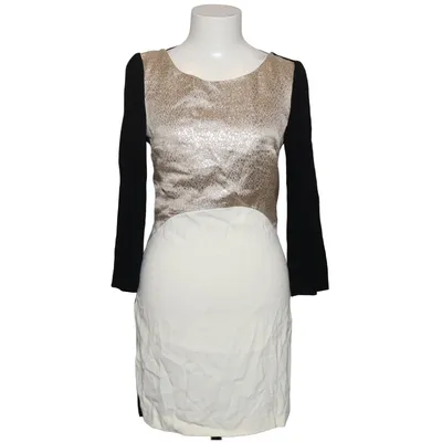 Dress (White, Black, Silver) from Maje