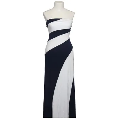 Långklänning (Blå, Vit) från Forever 21 Elastan, Polyester, Viskos