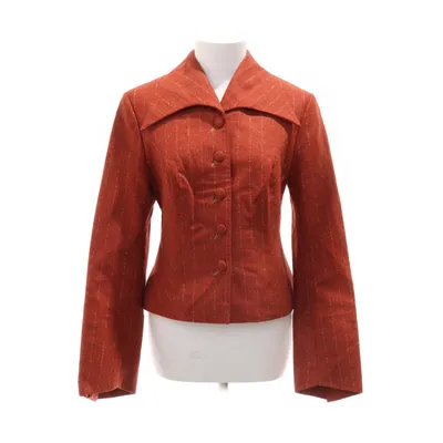 Blazer (Rouge) de Strenesse Cachemire, Coton, Élasthane, Lin, Polyamide, Polyester, Soie, Viscose, Laine