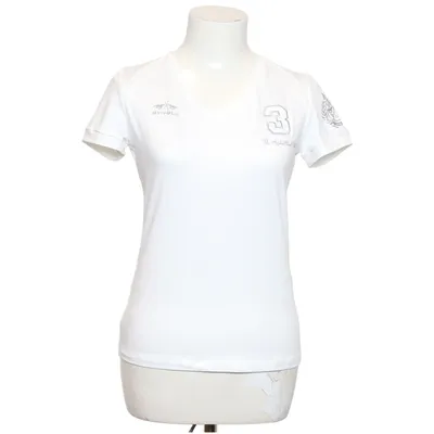 Polo (Blanc) de HV Polo Élasthane, Polyester