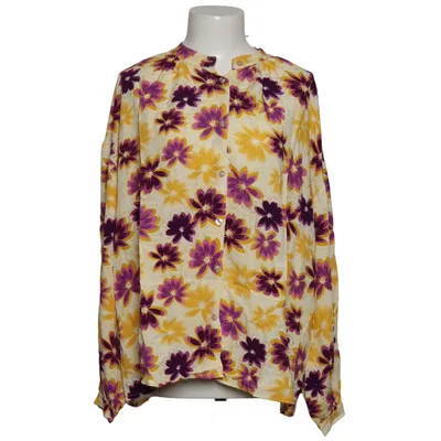 Blouse (Wit, Geel, Lila) van Banditas from Marseille Viscose
