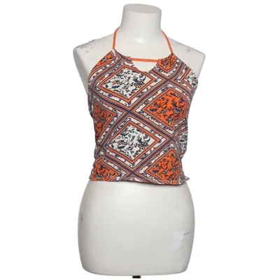 Halter neck top (Orange, White, Blue, Multicolored) from Divided by H&M Cotton, Elastane