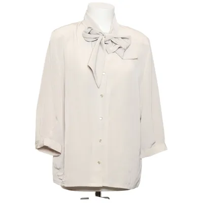 Knytblus (Beige) från Scarlett Polyester