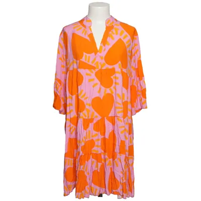 Kjole (Pink, Orange) fra Farfalla Viscose