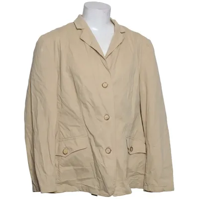 Blazer (Beige) from Kombi Mode Cotton, Polyamide