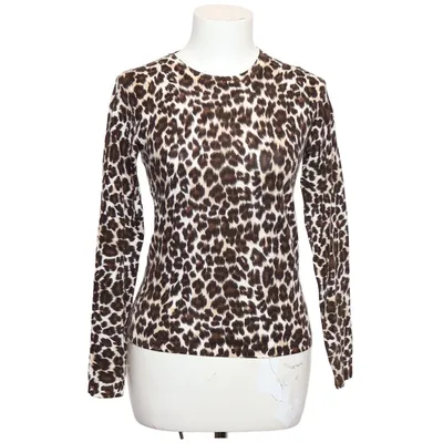 Pull-over (Marron, Blanc) de Jardin des Orangers Laine