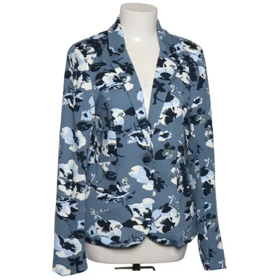 Kavaj (Blå, Vit, Svart) från Kaffe Elastan, Polyester, Viskos