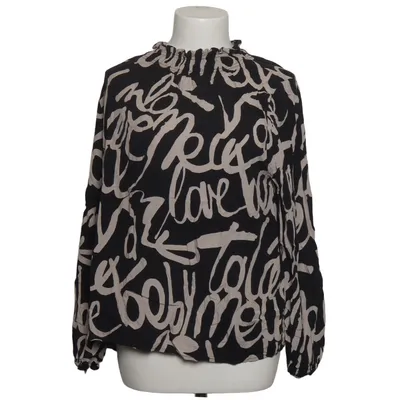 Blouse (Black, Beige) from Emily van den Bergh Viscose