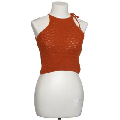 Halternecktopp (Brun) från Bershka_BSKGIRL Bomull, Polyester