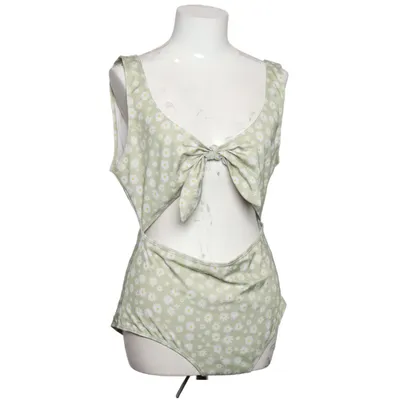 Baddräkt (Grön, Vit, Gul) från Monki Elastan, Polyester