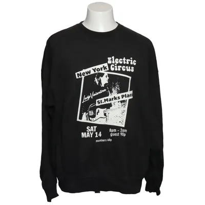 Sweatshirt (Black) from Brandy Melville Cotton, Polyester