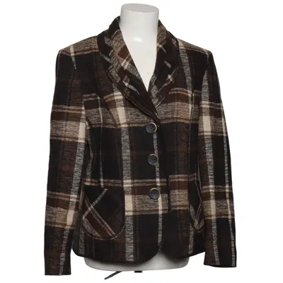 Blazer (Brun, Flerfarvet) fra Gerry Weber Bomuld, Polyamid, Polyester, Uld