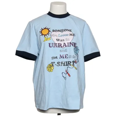 T-shirt (Blå, Flerfarvet) fra Sleeper Bomuld, Polyester
