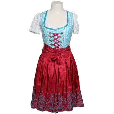 Dirndl (Blue, Red, White) from Alpenfeeling Polyester